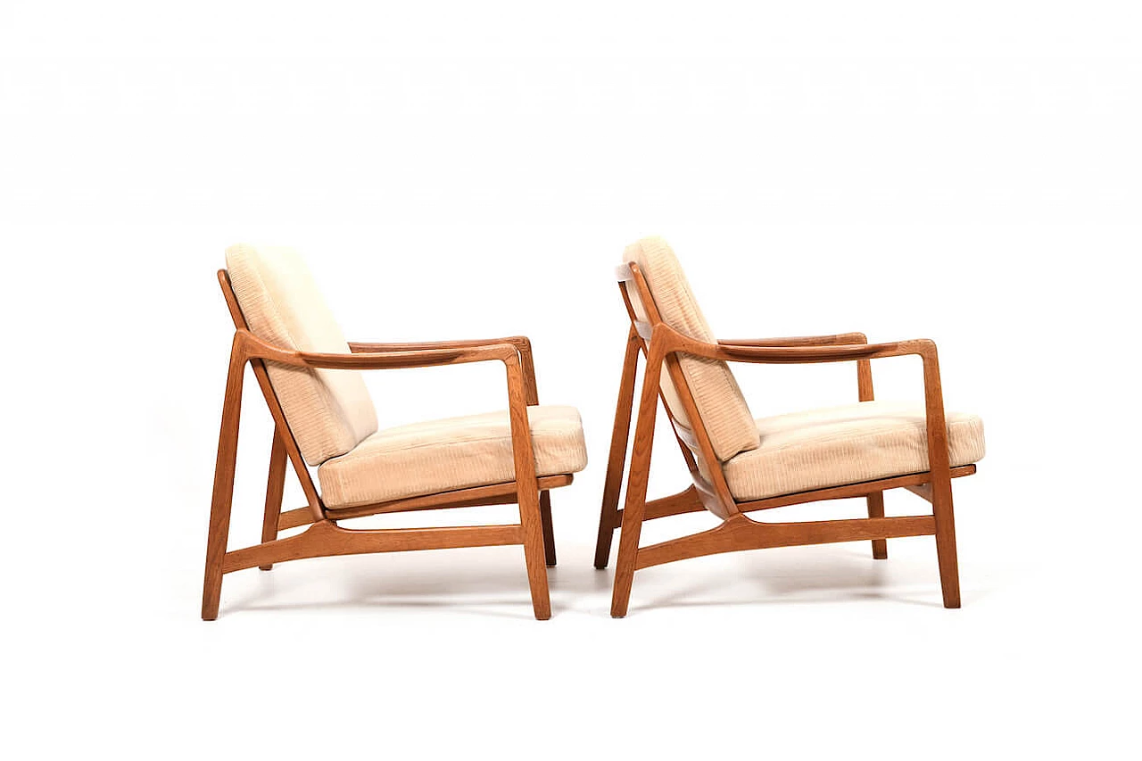 Divano di Tove & Edward Kindt-Larsen con poltrone, anni '50 9