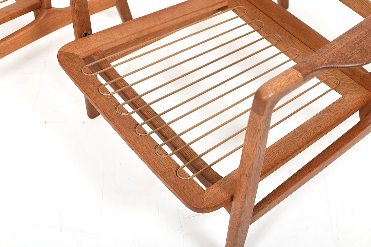 Divano di Tove & Edward Kindt-Larsen con poltrone, anni '50 11