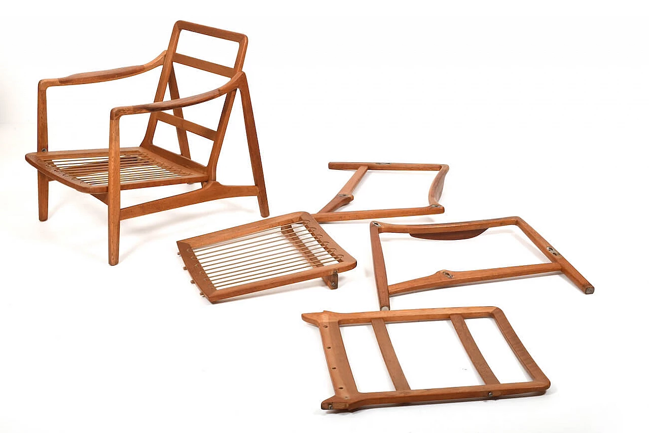 Divano di Tove & Edward Kindt-Larsen con poltrone, anni '50 12