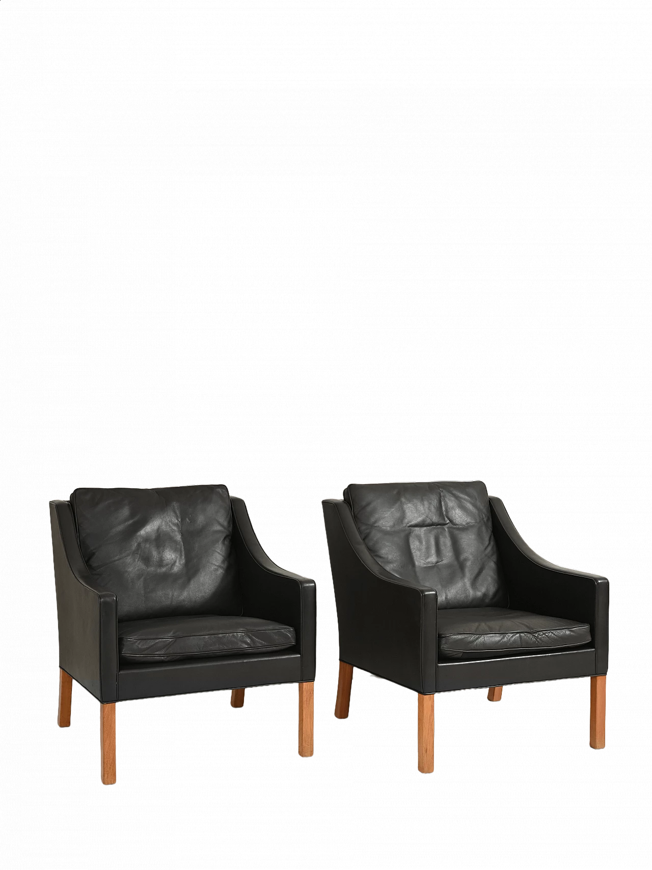 Pair of 2207 armchairs by Mogensen for Fabricia Stolefabrik, 1960s 23