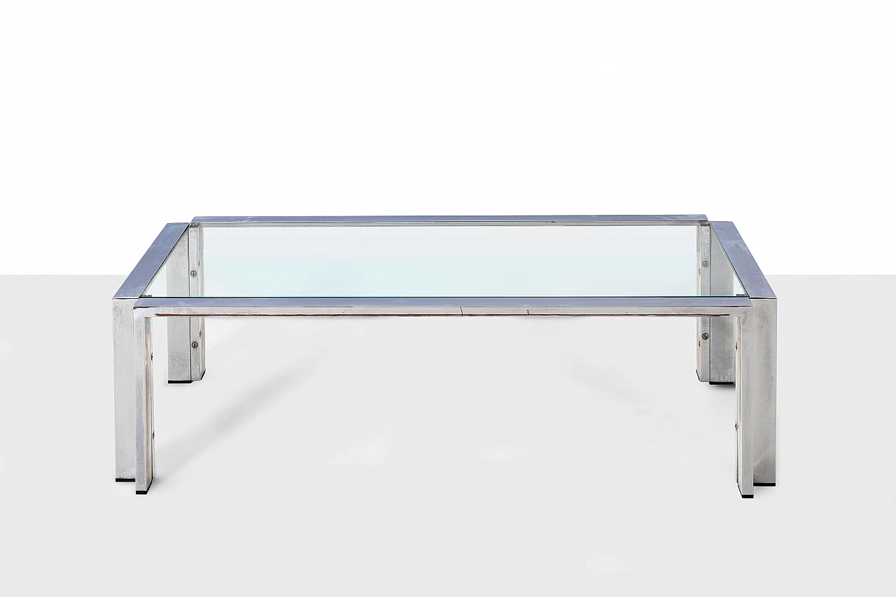 Crystal table by Romeo Rega, 1970s 1
