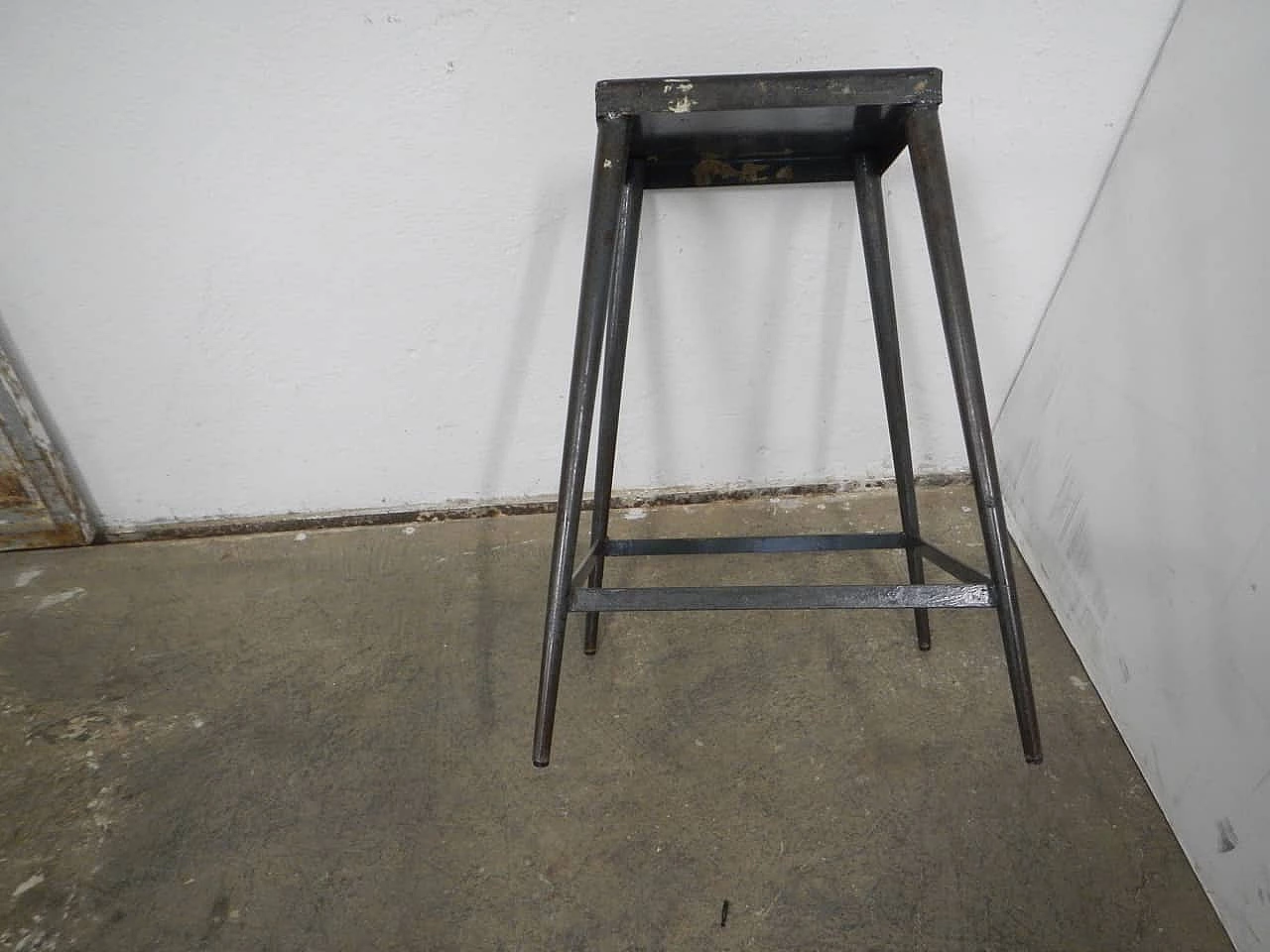 Iron stool, 1970s 5