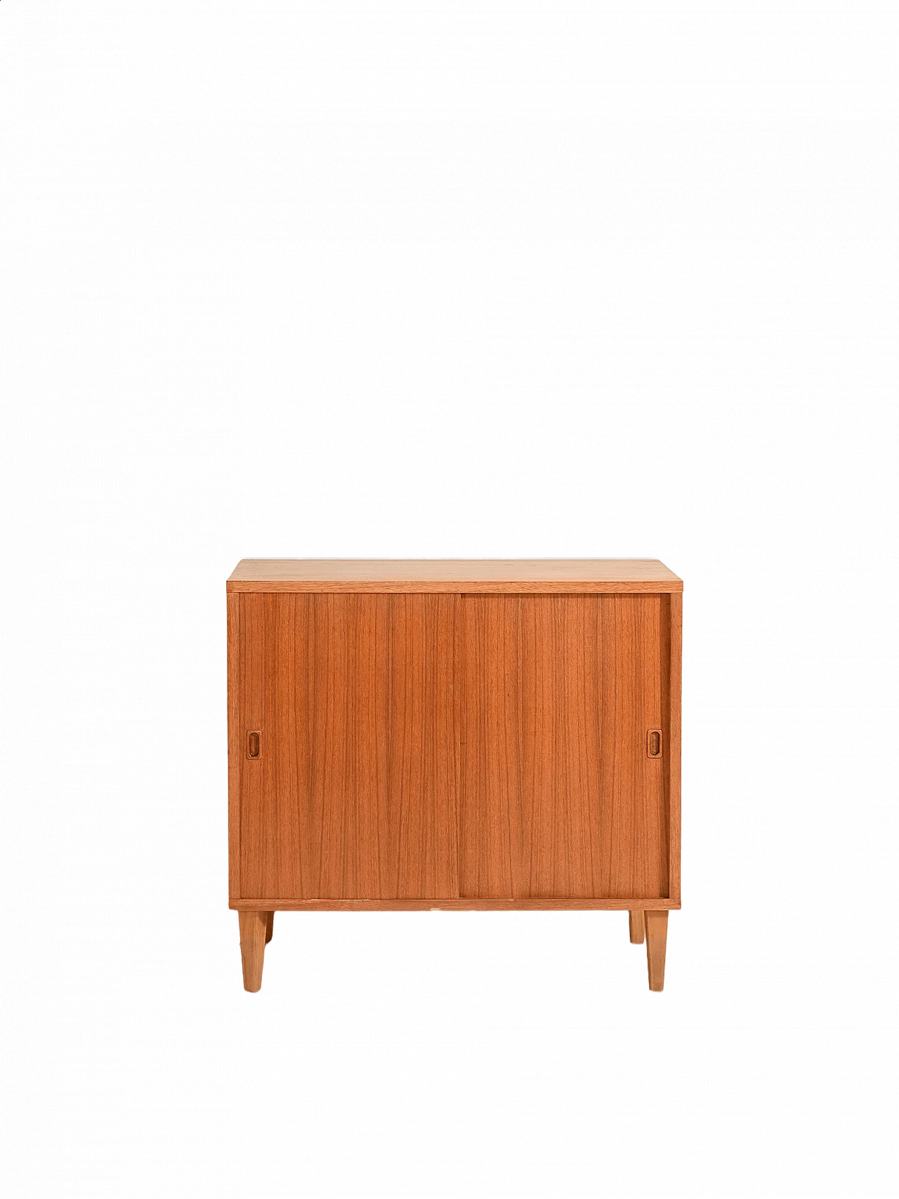 Credenza con ante scorrevoli in legno, anni '60 13