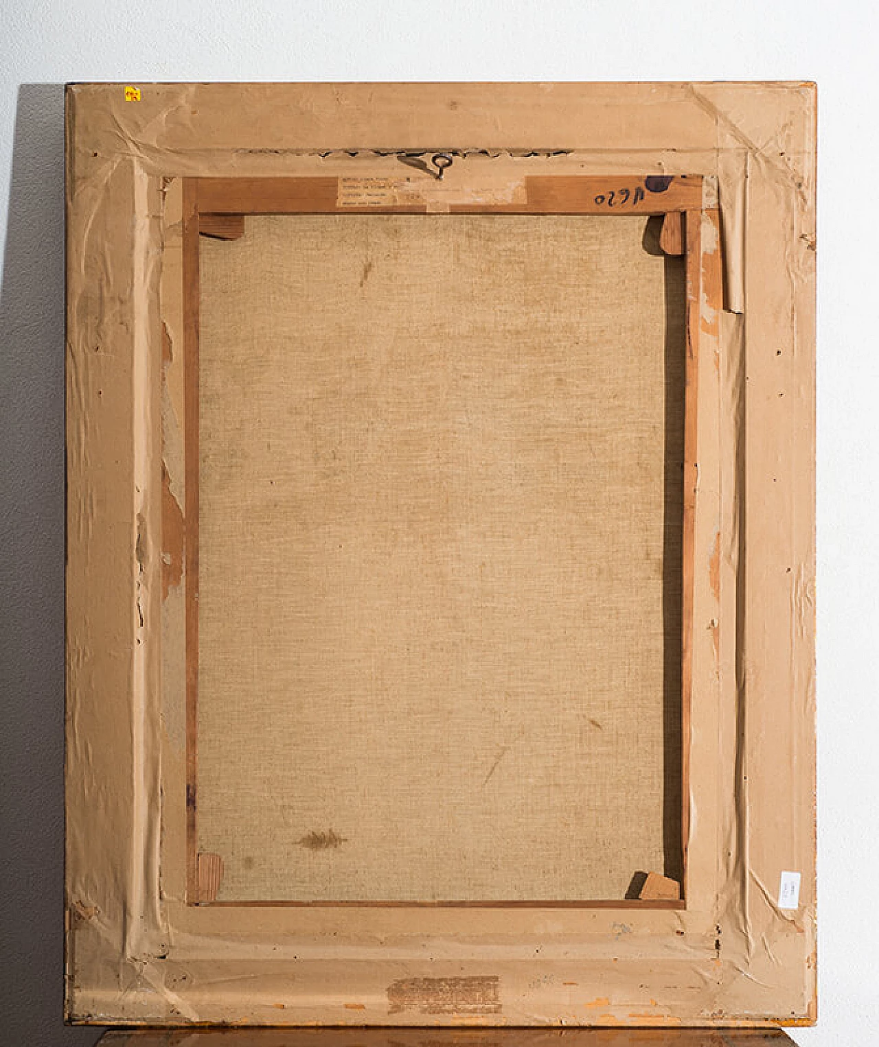 The Holy Family, oil painting on canvas with frame, 19th century 4