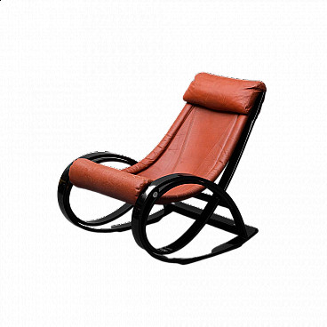 Sgarsul rocking chair by Gae Aulenti for Poltronova, 1960s