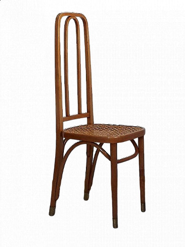Chair 246 in blond beech manufactured by Società Antonio Volpe, 20th century