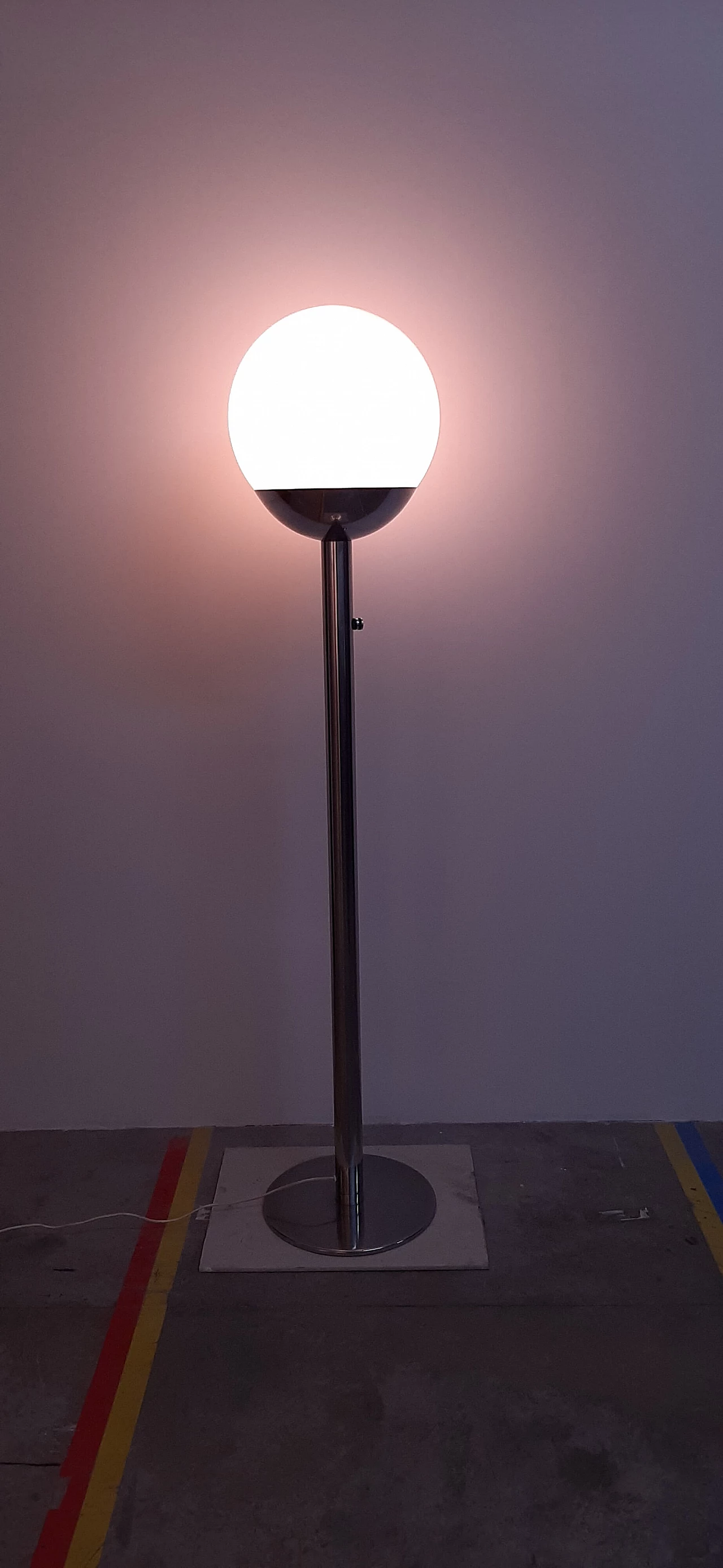 P428 floor lamp by Pia Guidetti Crippa for Luci Glass, 1970s 5