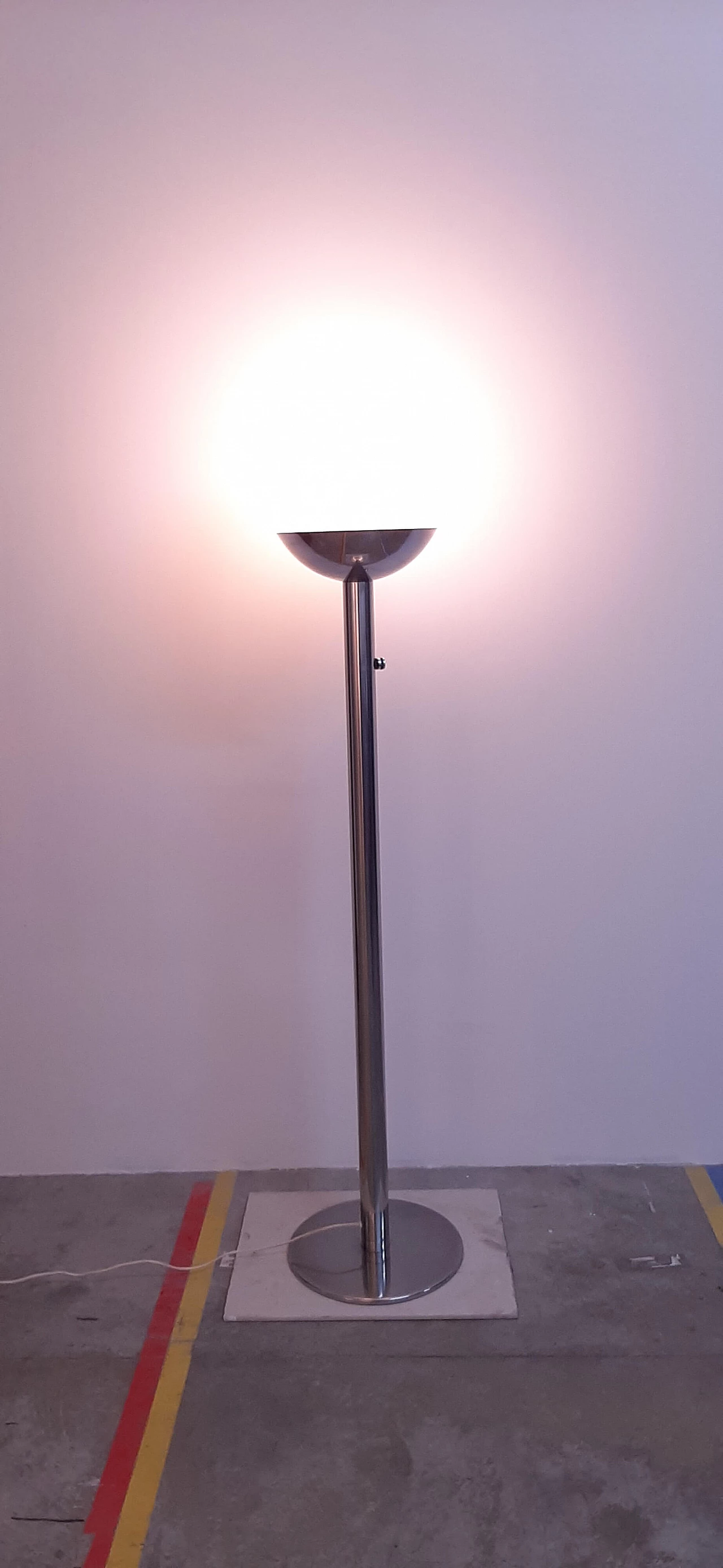 P428 floor lamp by Pia Guidetti Crippa for Luci Glass, 1970s 6
