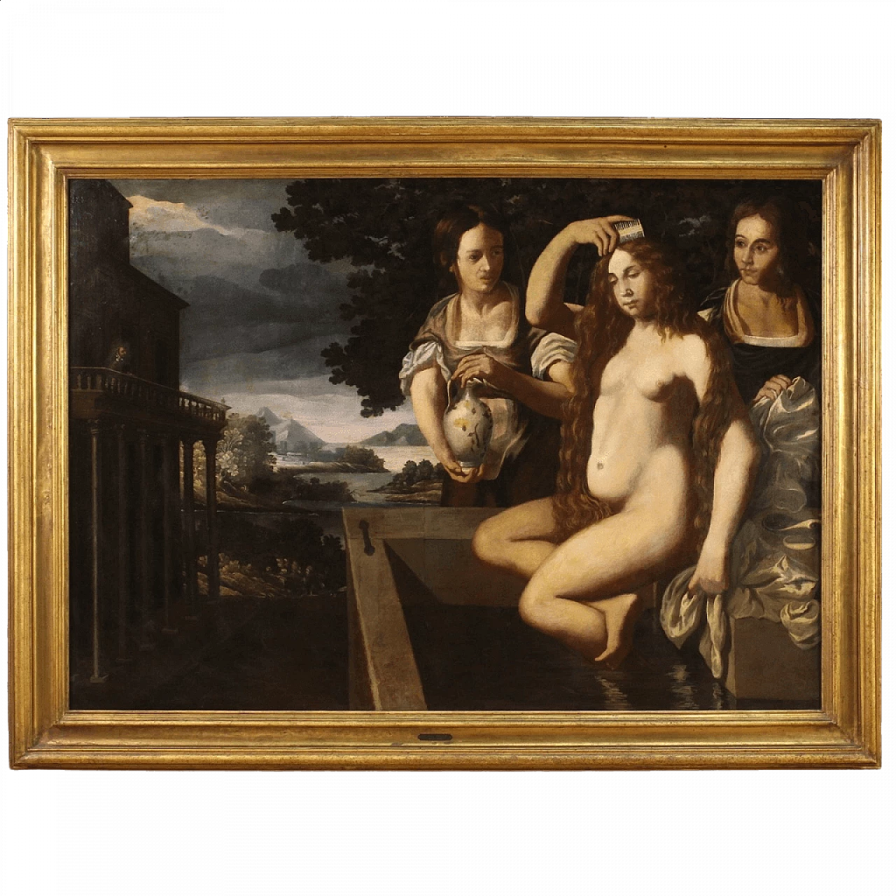 Bathsheba at the bath, oil on canvas, 17th century 13
