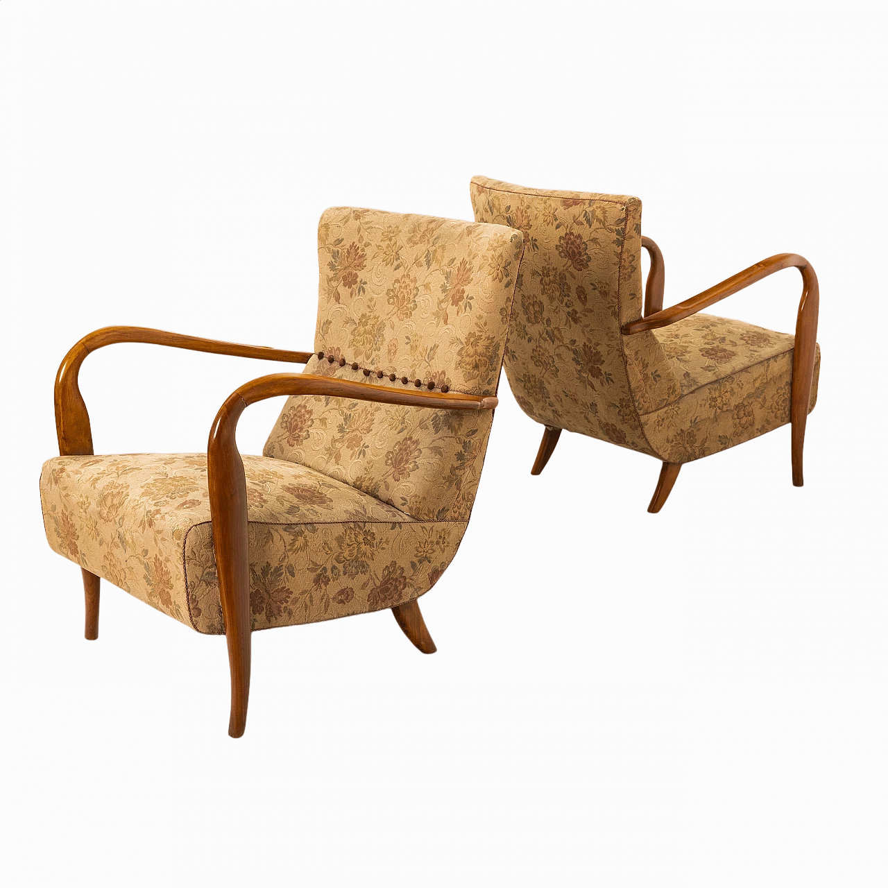 Coppia di poltrone per Cassina, anni '40 22