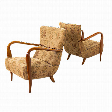 Pair of armchairs for Cassina, 1940s