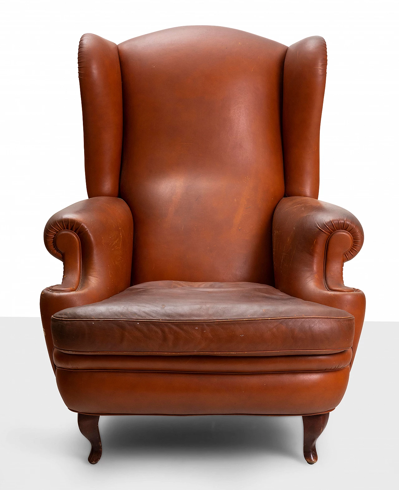 Leather armchair by Poltrona Frau, 1980s 1