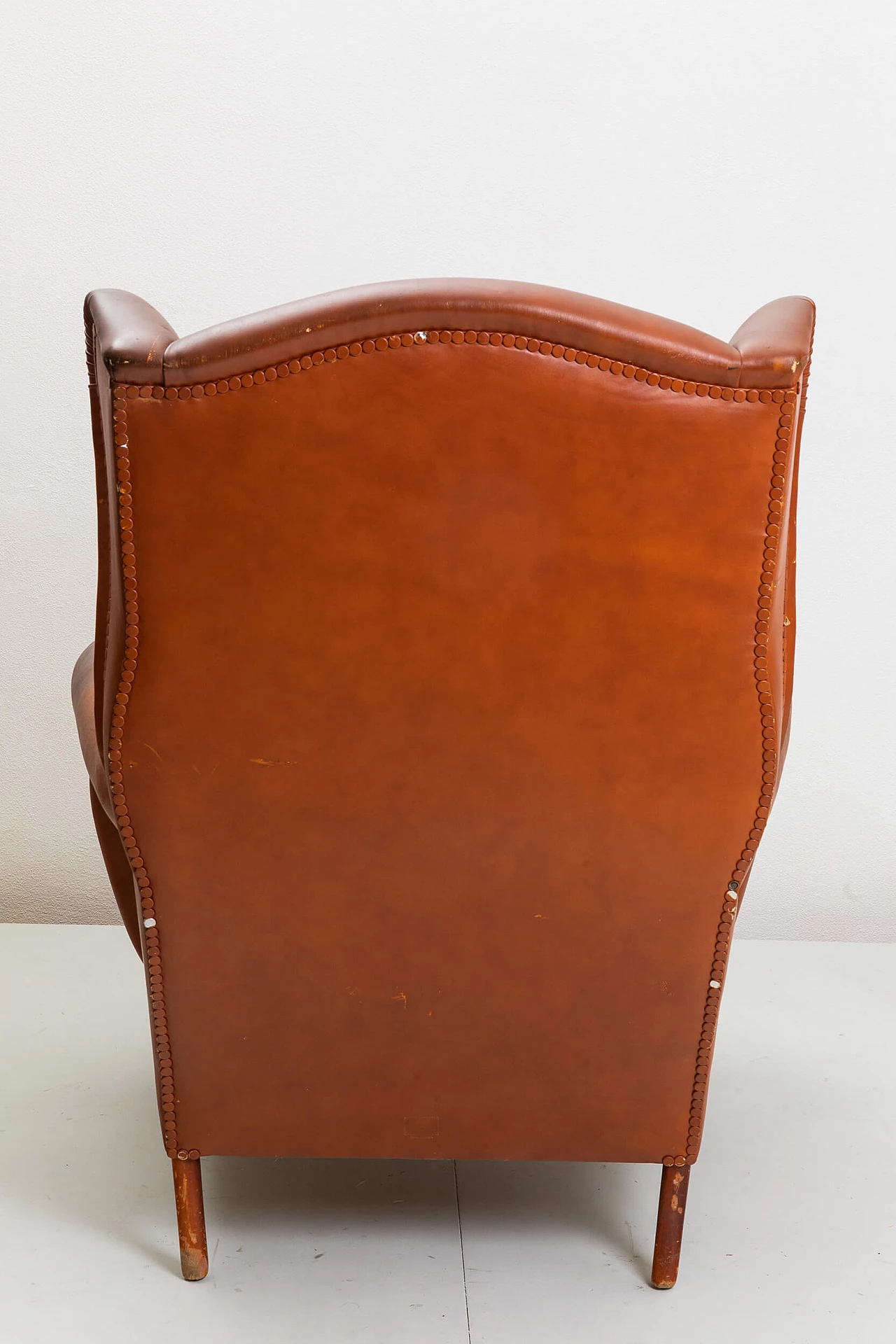 Leather armchair by Poltrona Frau, 1980s 3