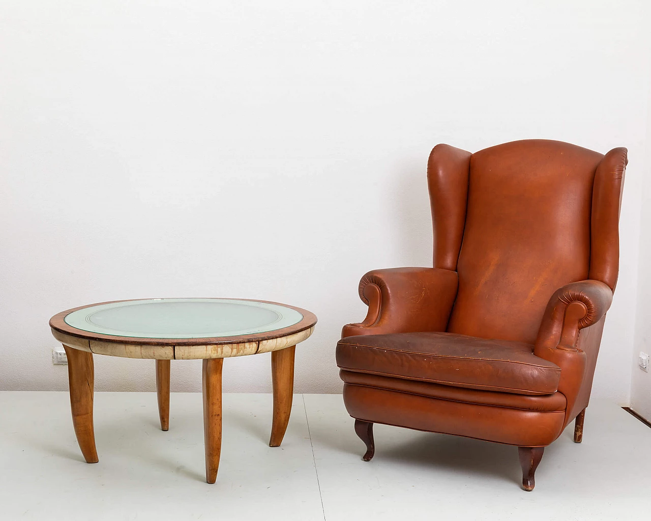 Leather armchair by Poltrona Frau, 1980s 11