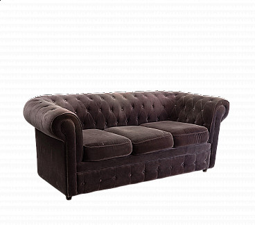 Chester velvet sofa by Poltrona Frau