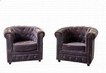 Pair of armchairs by Poltrona Frau