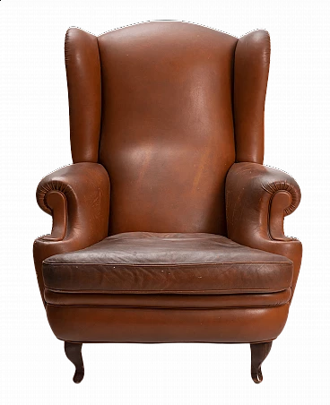 Leather armchair by Poltrona Frau, 1980s