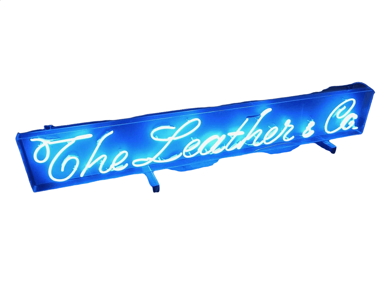 Illuminated sign in plastic with neon lights, 1970s 13
