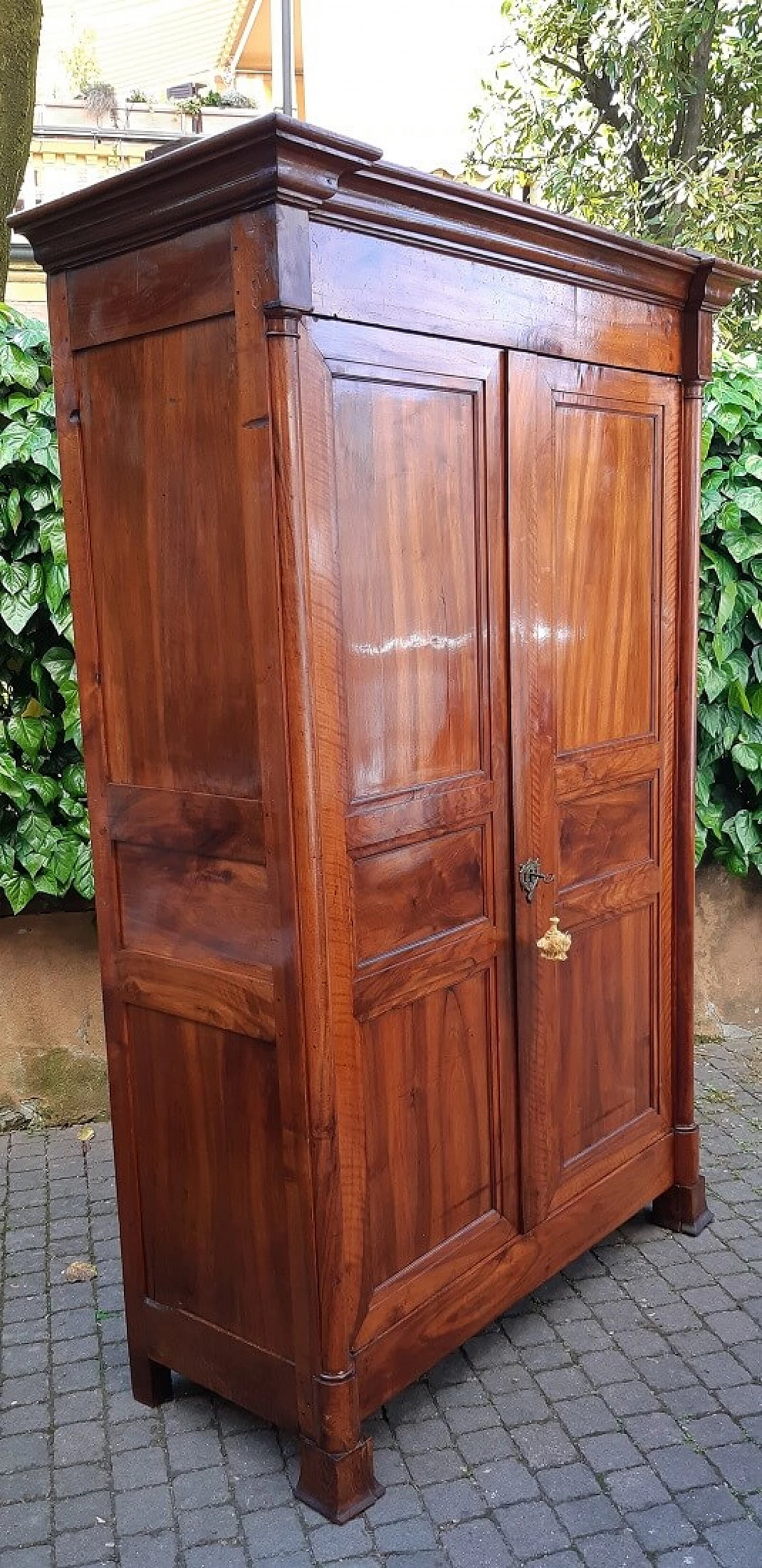 Armadio in legno in stile Impero, '800 2