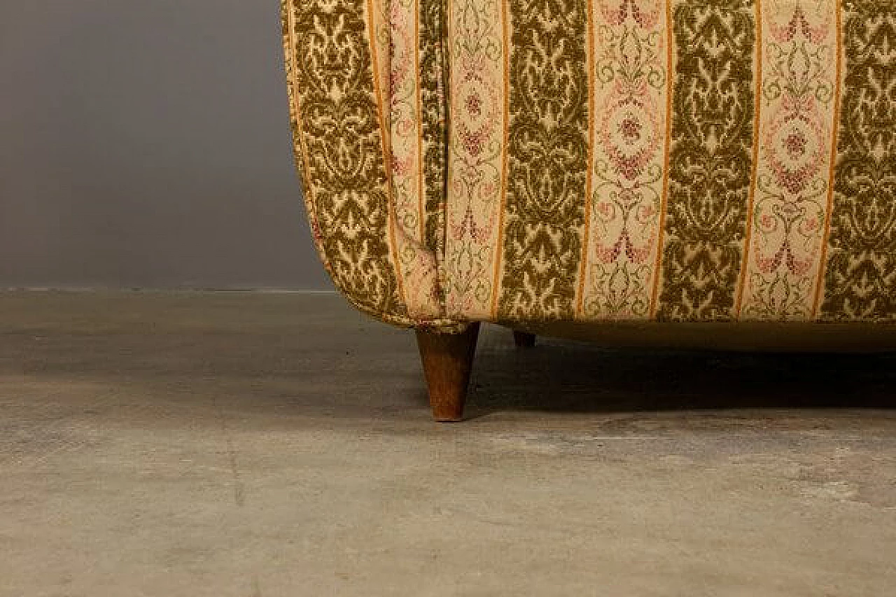 Three seater sofa and armchair, 1950s 5