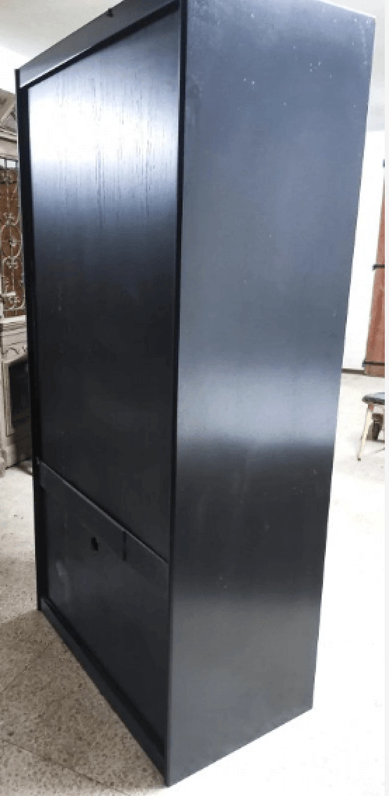 Storage cabinet with rolling shutter door, 1990s 2