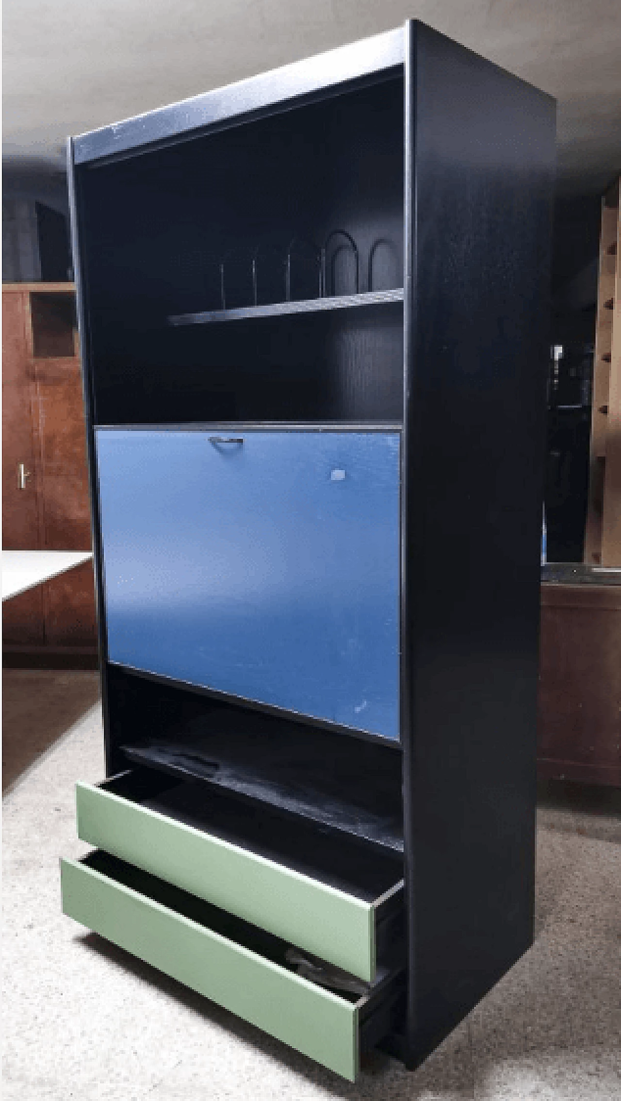 Storage cabinet with rolling shutter door, 1990s 8