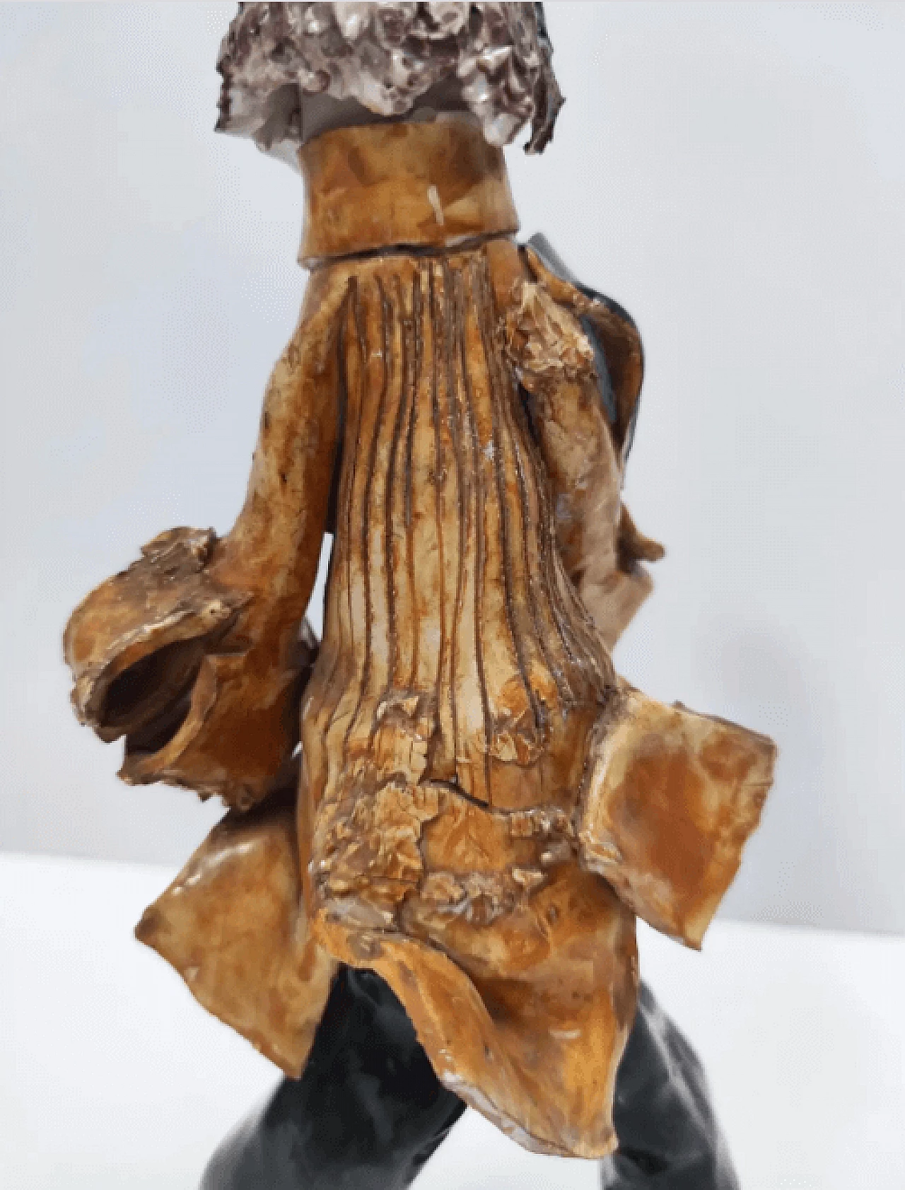 Decorative lacquered ceramic clown, 1950s 10