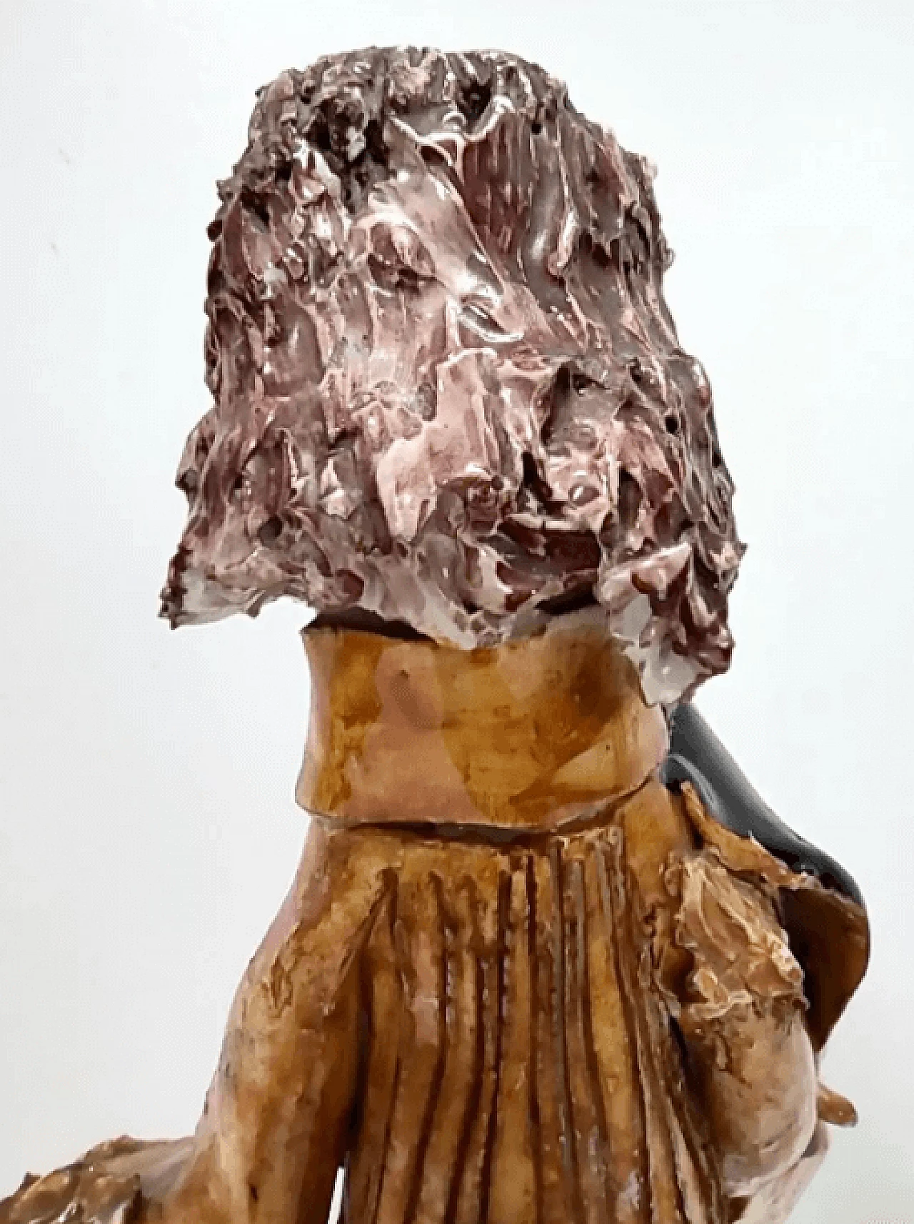 Decorative lacquered ceramic clown, 1950s 15