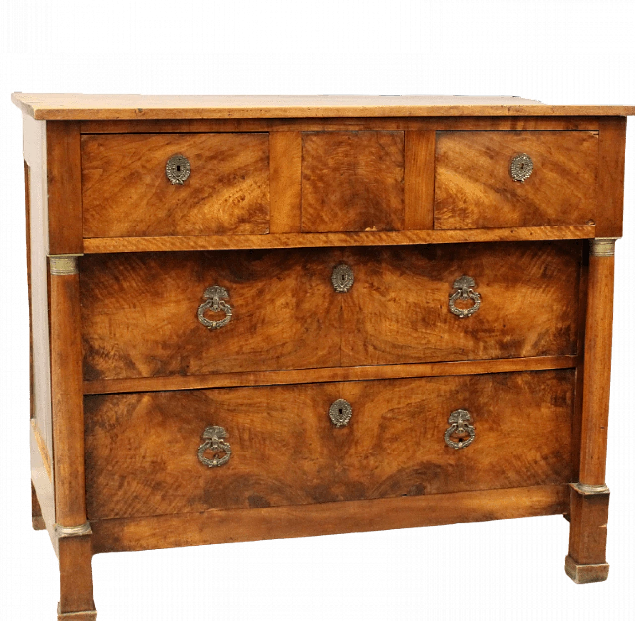 Comò in noce stile Impero, primo '800 11