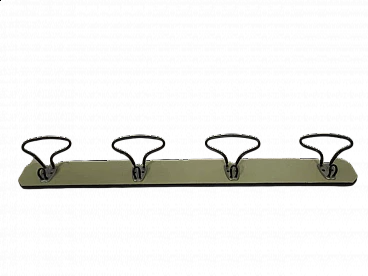 Appendiabiti in legno e formica, anni '60