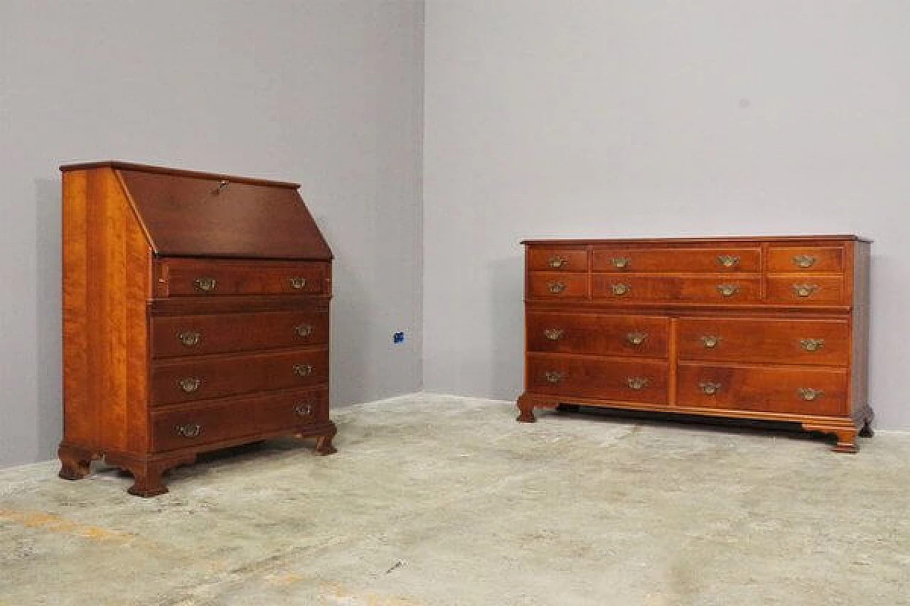 Chest of drawers with drop leaf door by Marcello Fantoni, 1970s 11