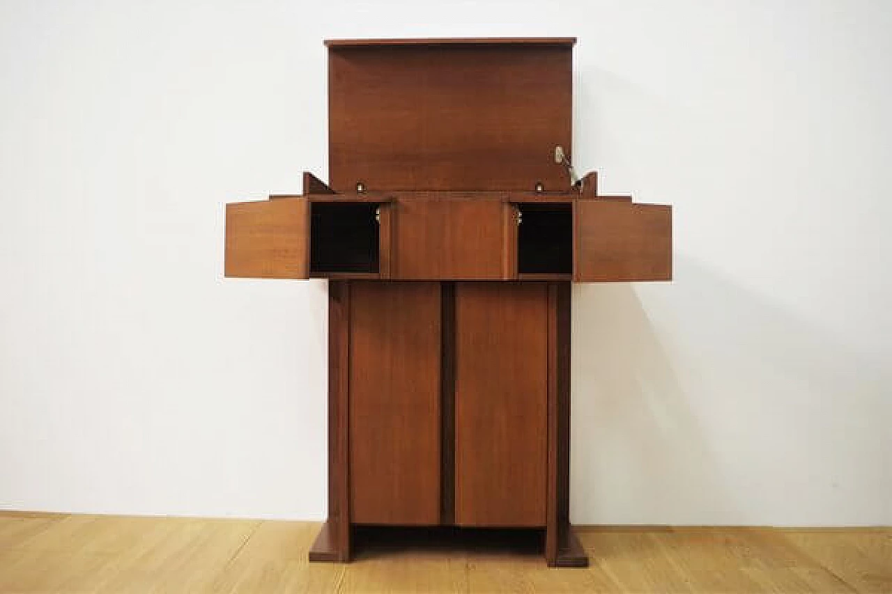 Mobile contenitore in legno, anni '70 1479507