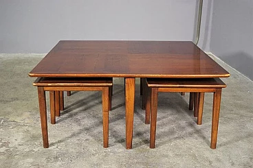 5 Low coffee tables, 1970s