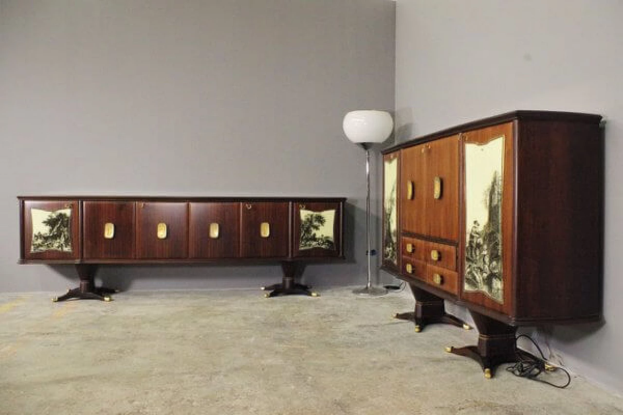 Pair of sideboards by Fratelli Rigamonti, 1940s 1461671