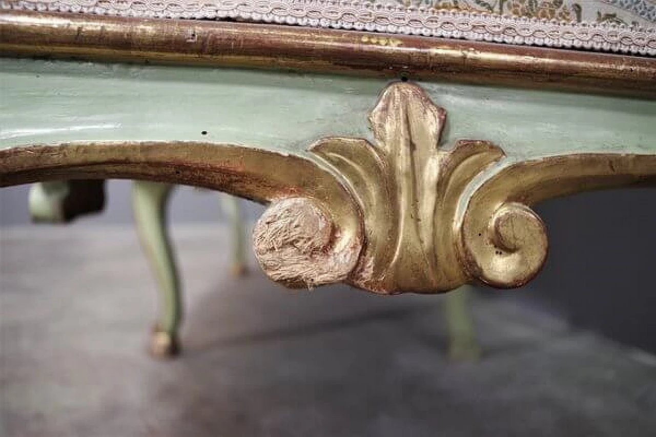 Baroque style table, sofa, chair and pair of armchairs, mid-19th century 1460391