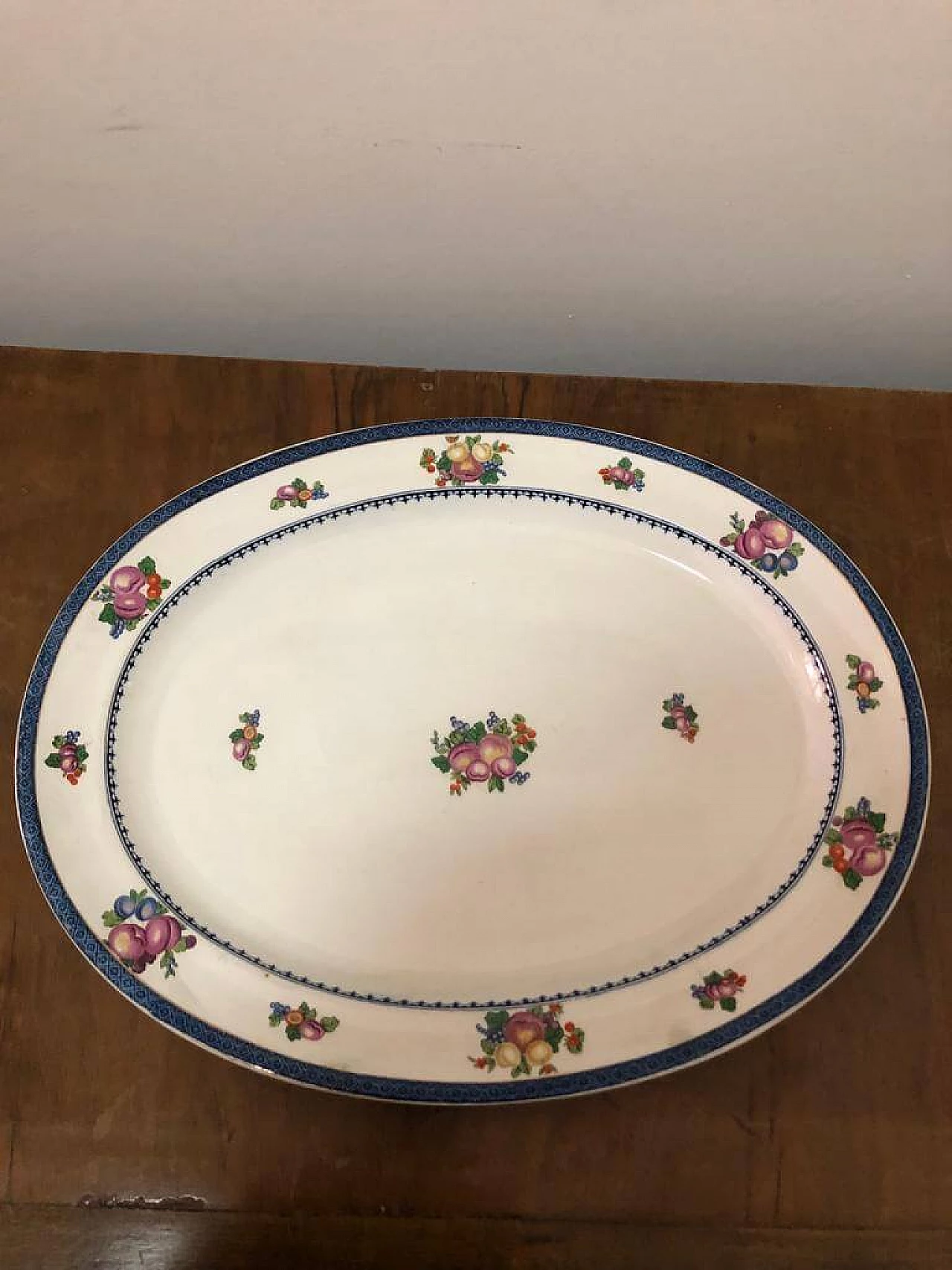 English oval ceramic dish Booths T. Goode & Co. Ltd, 1920s 5