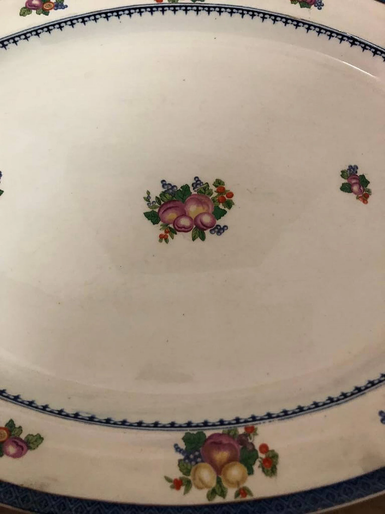 English oval ceramic dish Booths T. Goode & Co. Ltd, 1920s 11