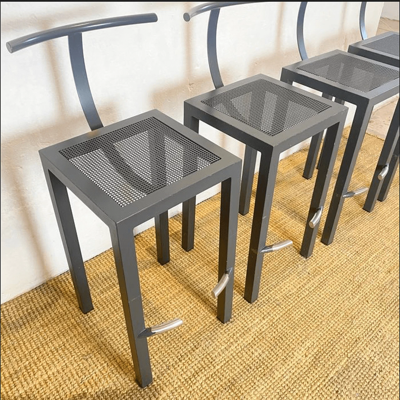 4 Sarapis stools by Philippe Starck for Driade, 1980s 2