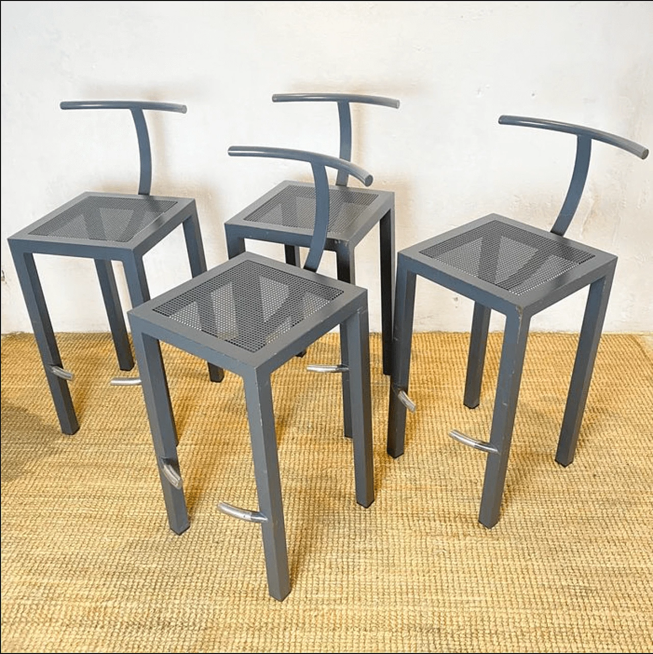 4 Sarapis stools by Philippe Starck for Driade, 1980s 8