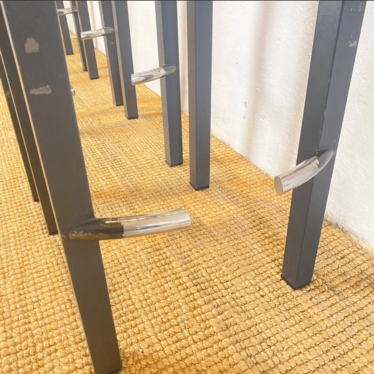 4 Sgabelli Sarapis di Philippe Starck per Driade, anni '80 9