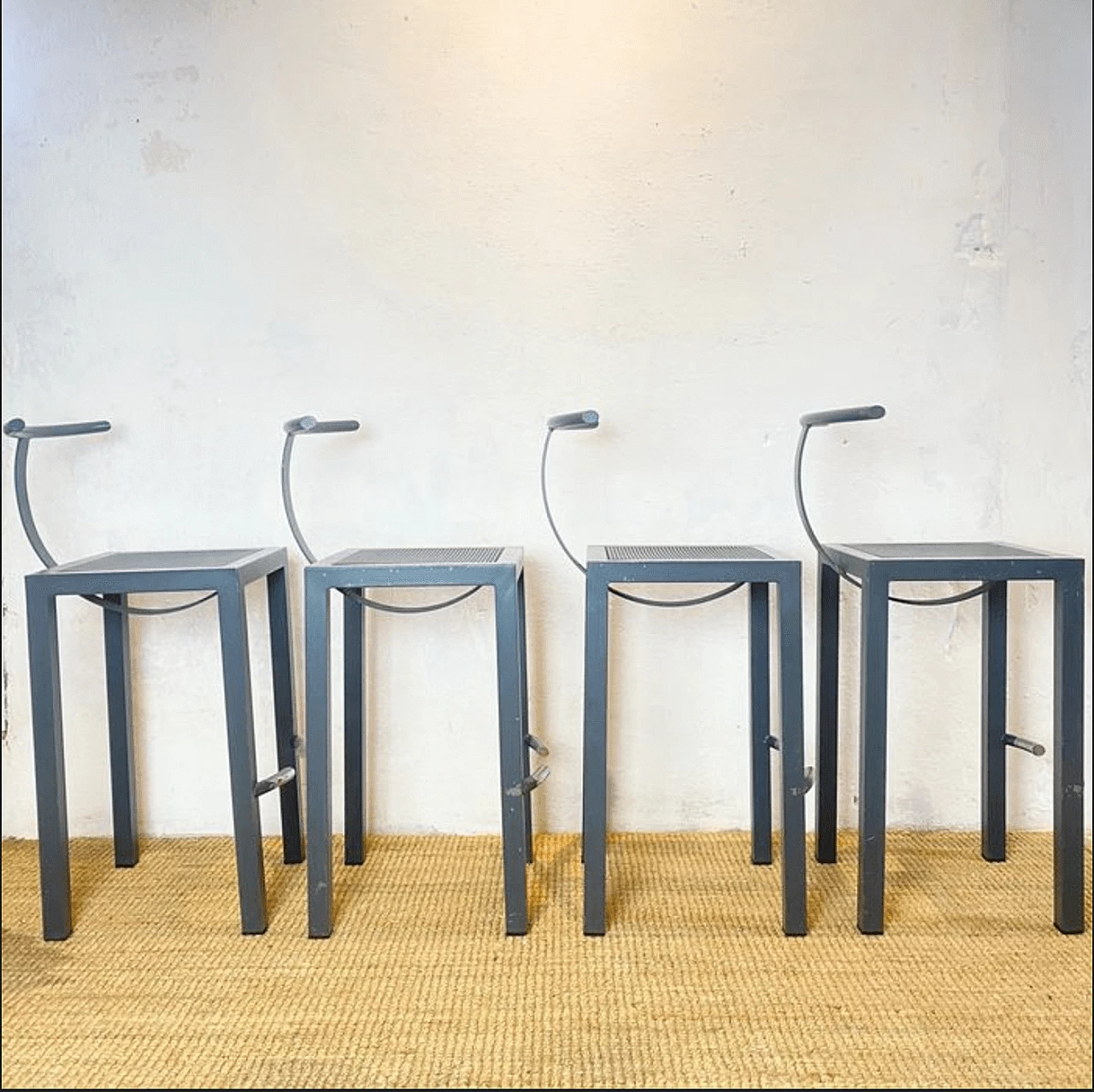 4 Sarapis stools by Philippe Starck for Driade, 1980s 12