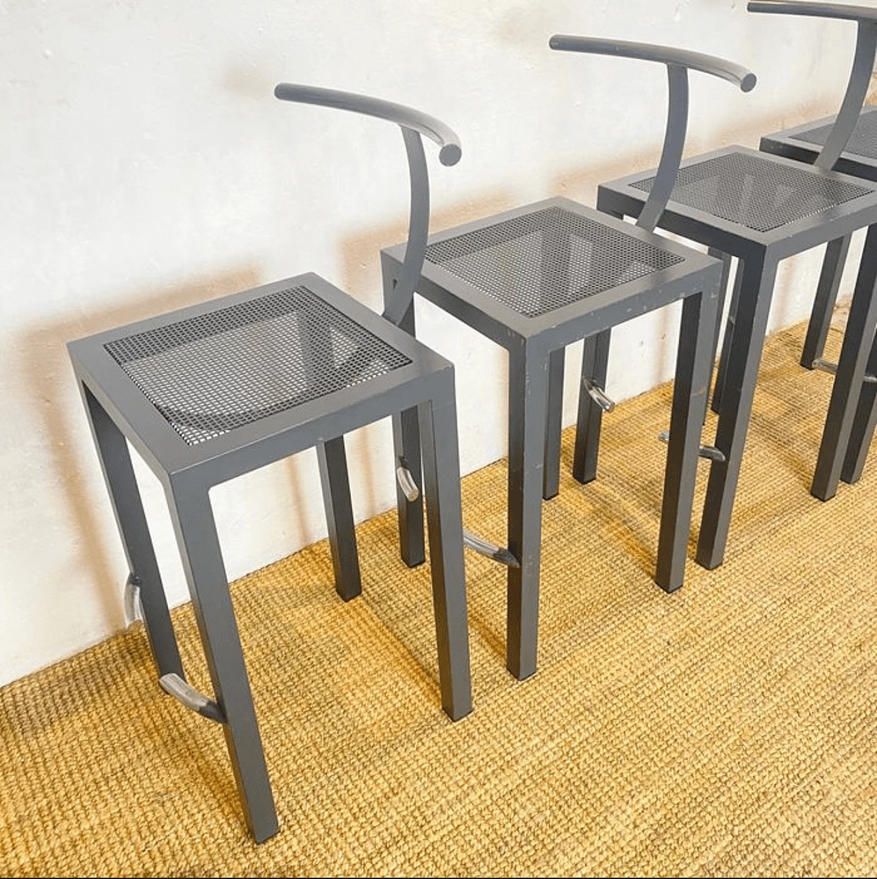 4 Sarapis stools by Philippe Starck for Driade, 1980s 13