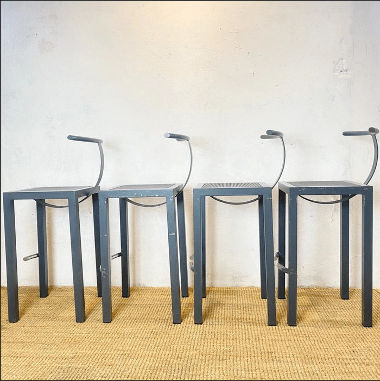 4 Sarapis stools by Philippe Starck for Driade, 1980s 14