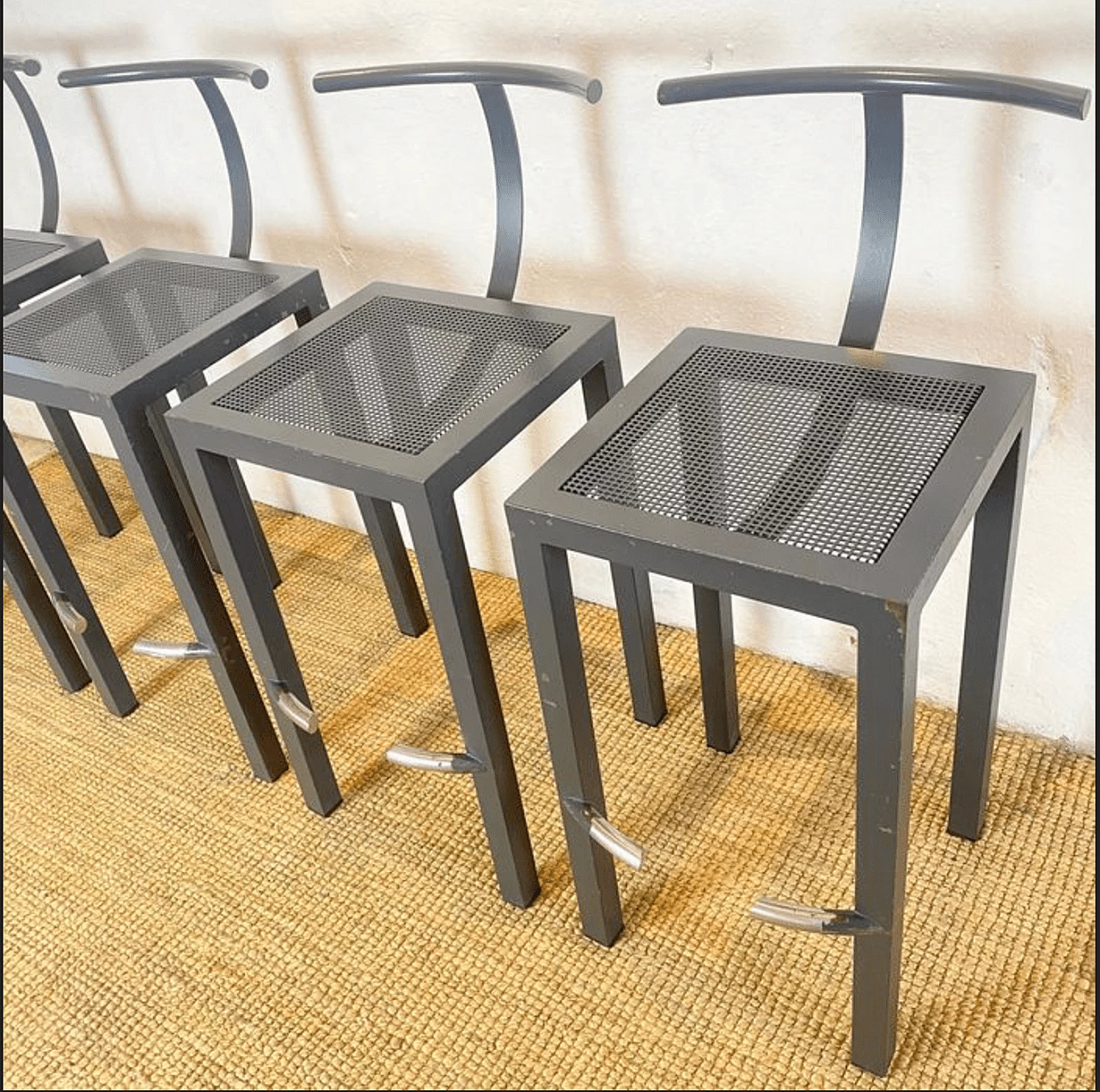 4 Sarapis stools by Philippe Starck for Driade, 1980s 15