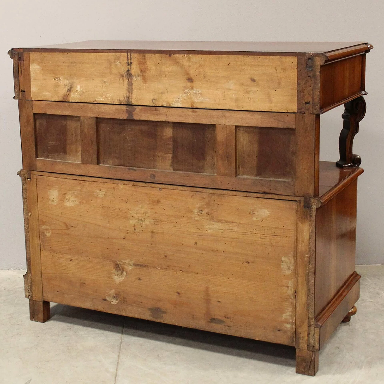 Walnut sideboard in Louis Philippe style, 19th century 7