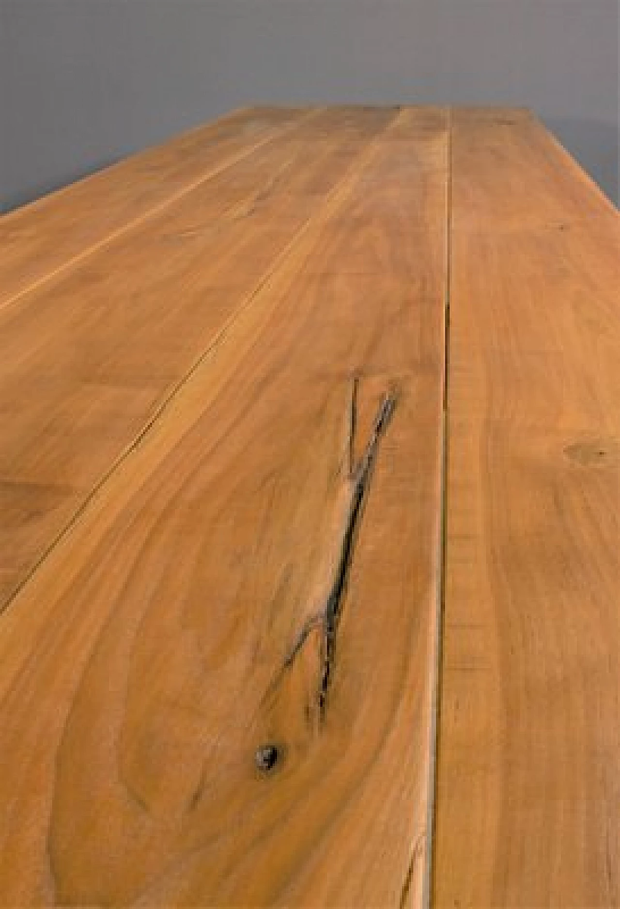 Handcrafted walnut table, '2000 5
