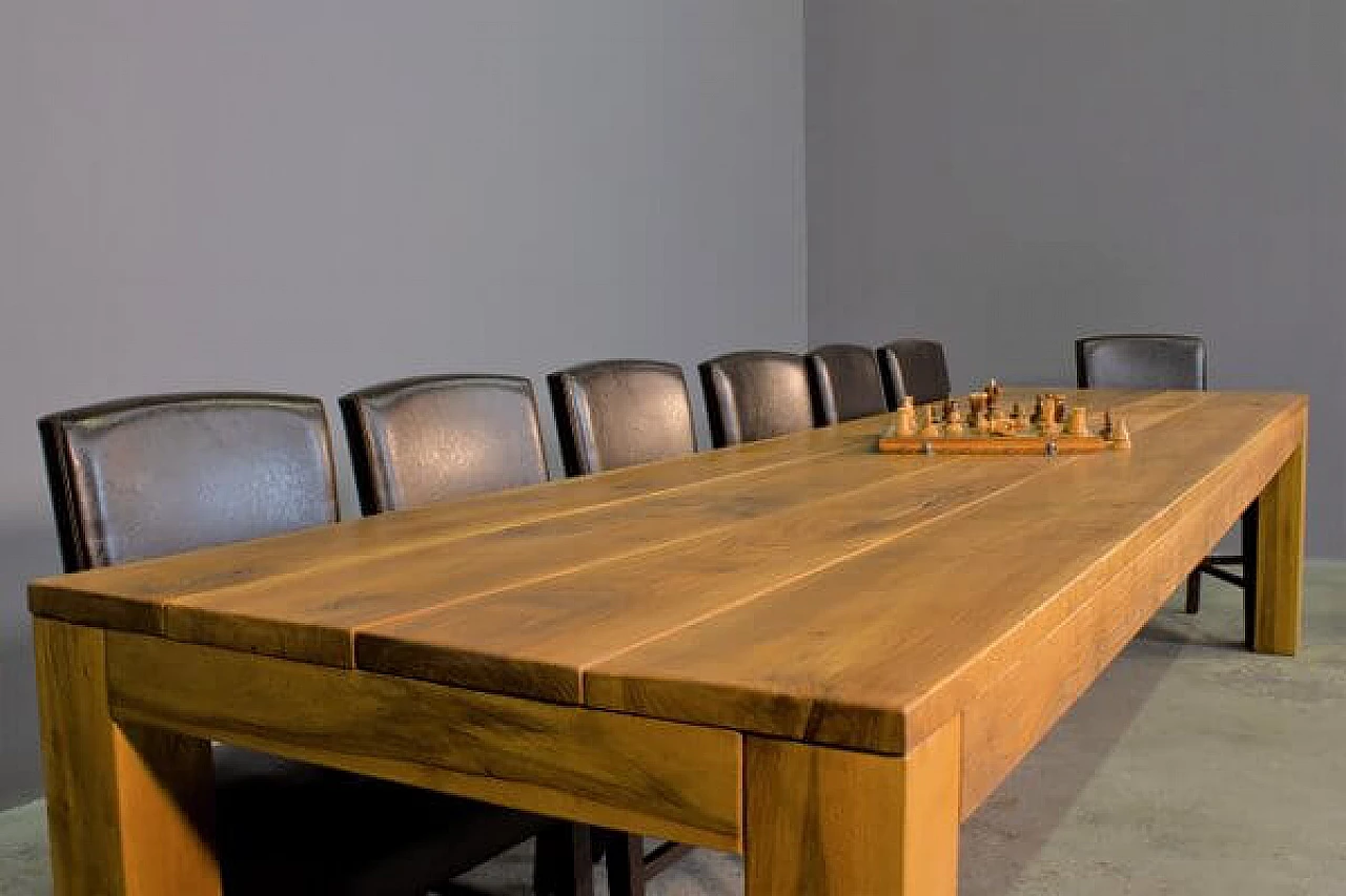 Tavolo artigianale in noce, '2000 8