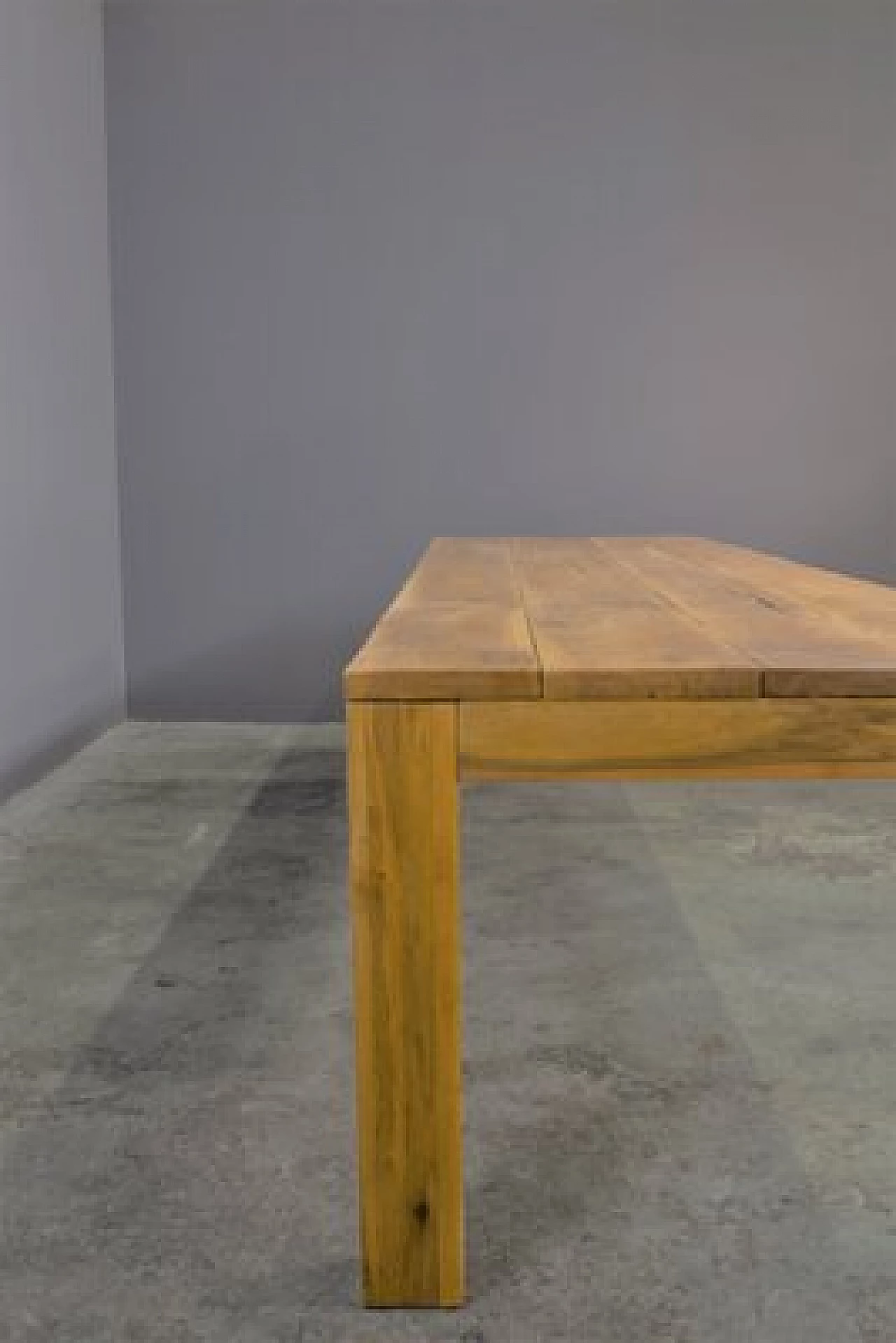 Handcrafted walnut table, '2000 11