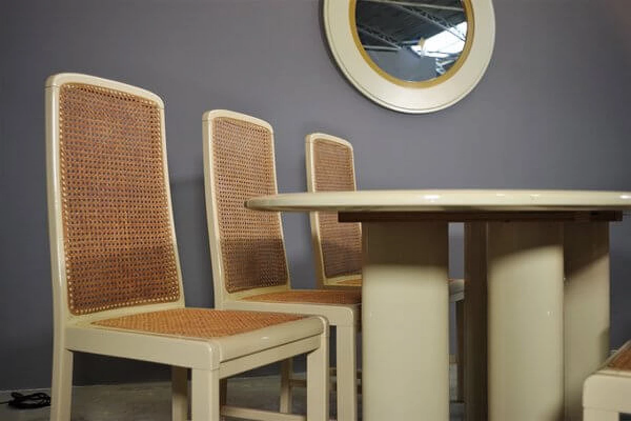 Tavolo e 6 sedie di Mario Sabot, anni '70 1460780