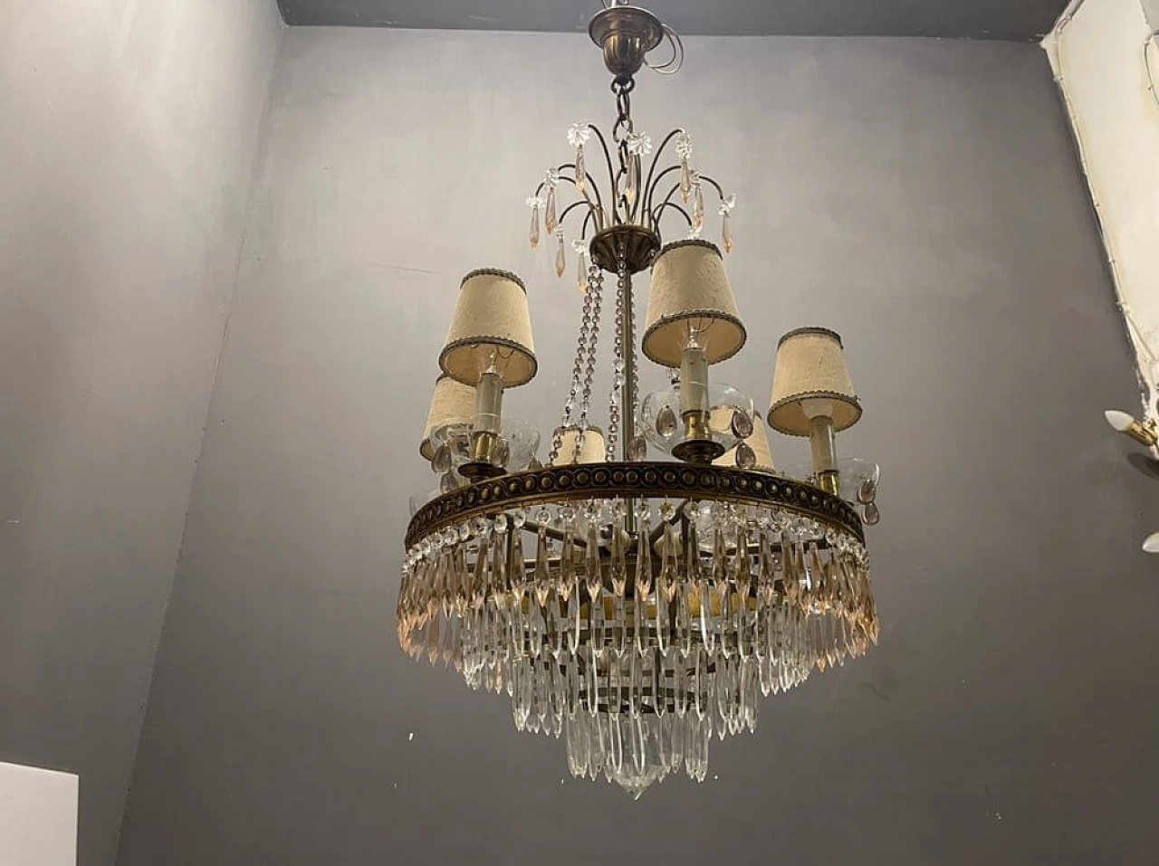Murano glass chandelier with 13 lights, 1950s 2